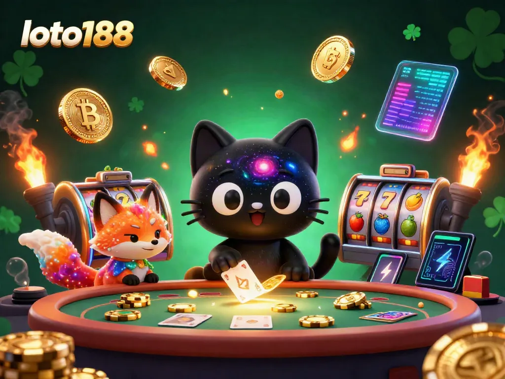 Experience thrilling wins with loto188 at an exciting cosmic casino, showcasing rich graphics and engaging elements.