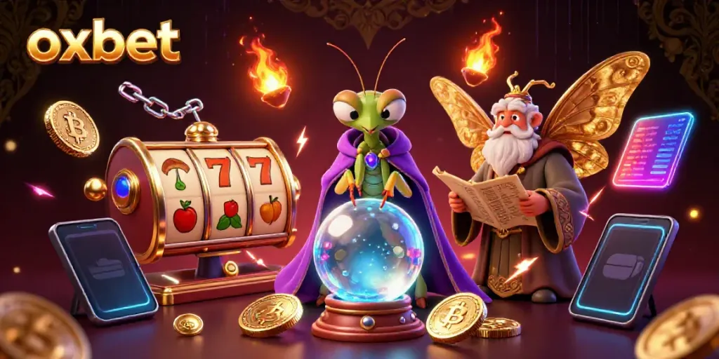 Experience thrilling gaming at Oxbet with engaging slots and vibrant characters.