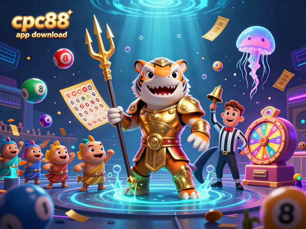 Engage with the cpc88 app download in a dynamic underwater casino scene showcasing vibrant colors and excitement.