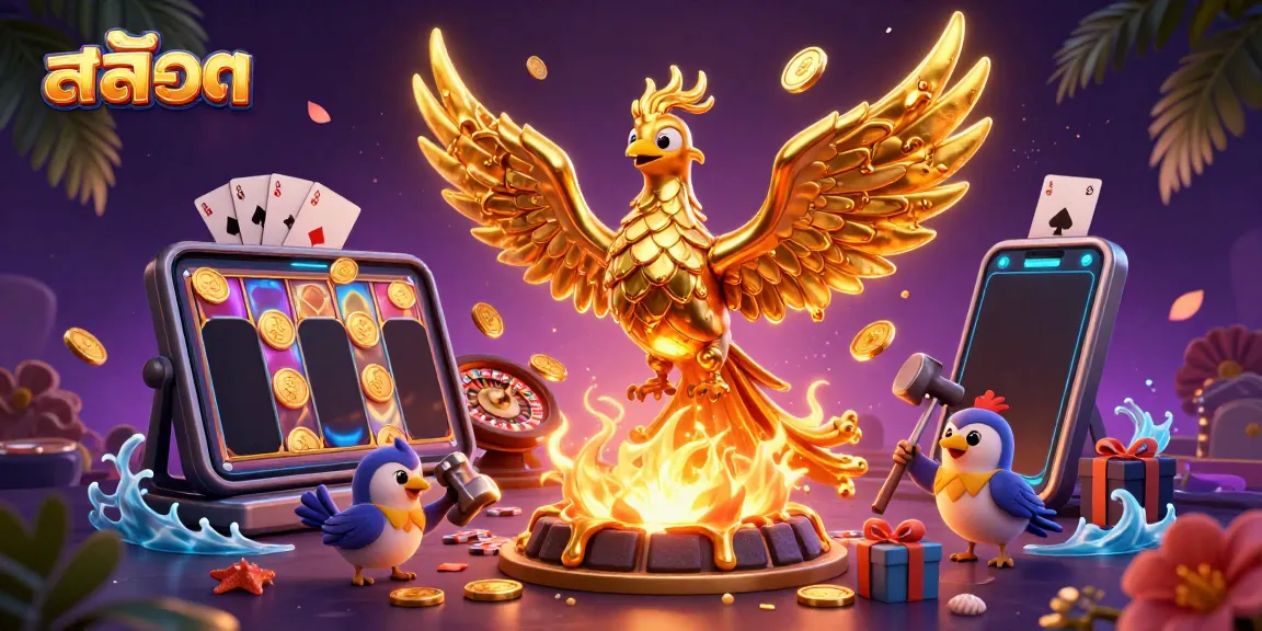 เล่นเกมสล็อตที่น่าตื่นเต้นด้วยสล็อตและเหรียญทองจากฟีนิกซ์ทองคำ