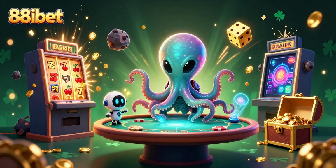Experience thrilling gameplay at 88ibet with interactive slot machines and alien-inspired casino action.