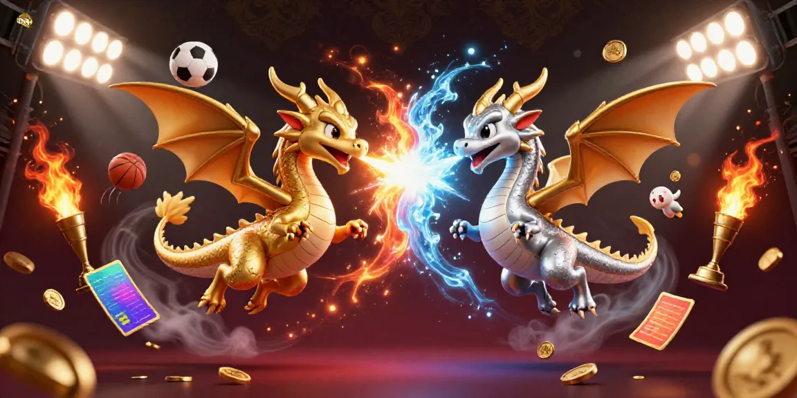 Experience the thrilling five88 gaming atmosphere with dynamic dragons and engaging sports elements.