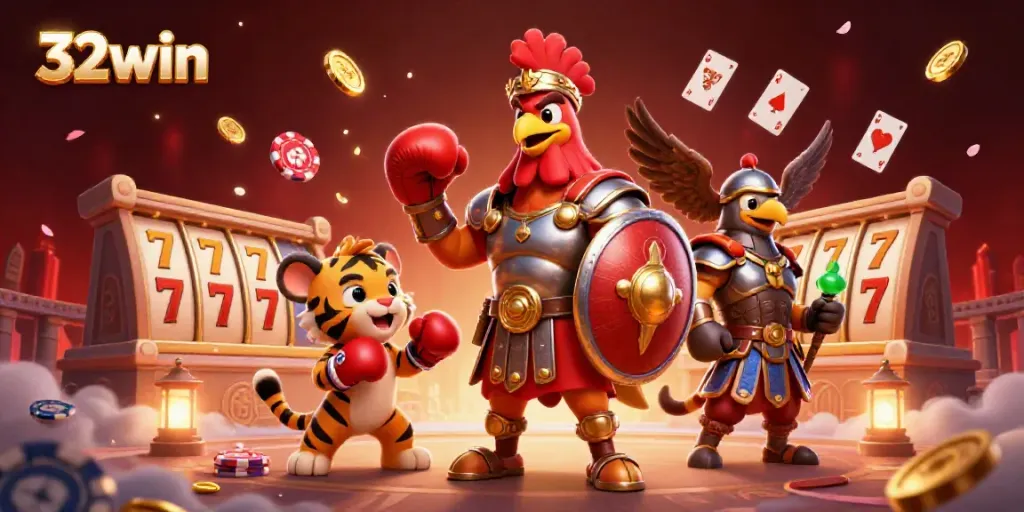 Experience exciting gameplay in an immersive 32win casino scene with dynamic elements and characters.